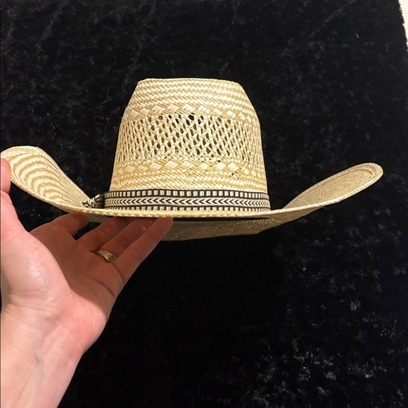 Stylish Straw Cowboy Hat - Picture 4 of 7